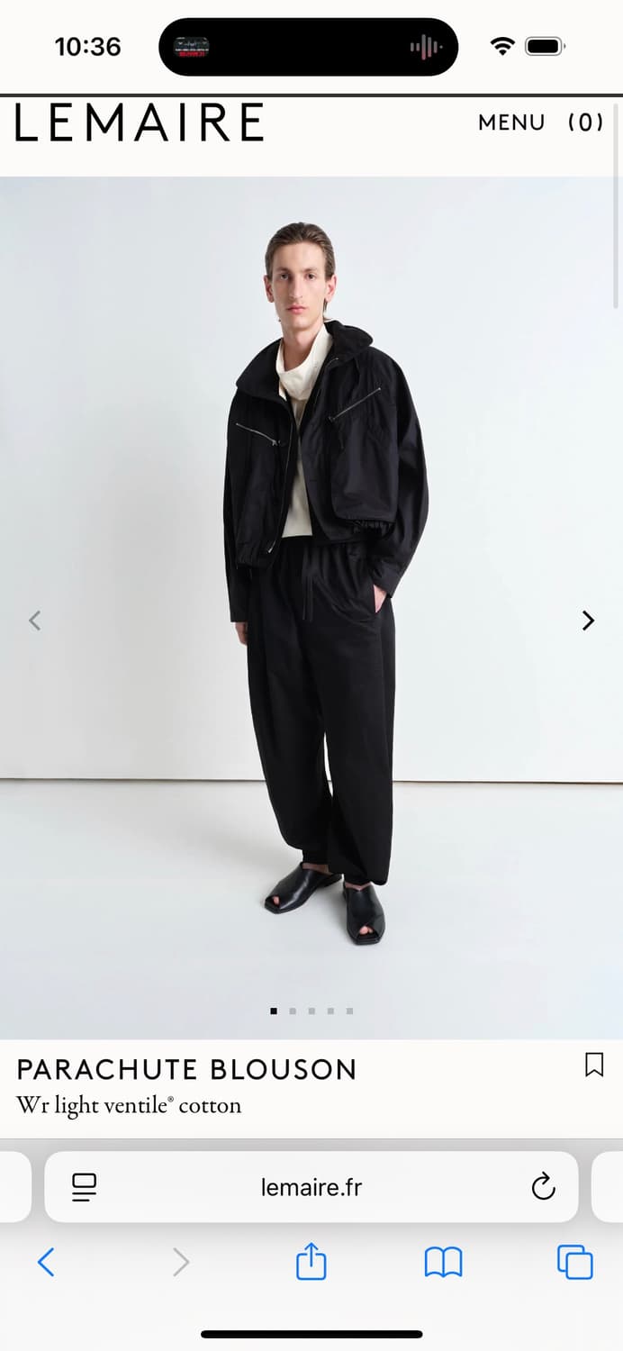 르메르 파라슈트 블루종 상품이미지1