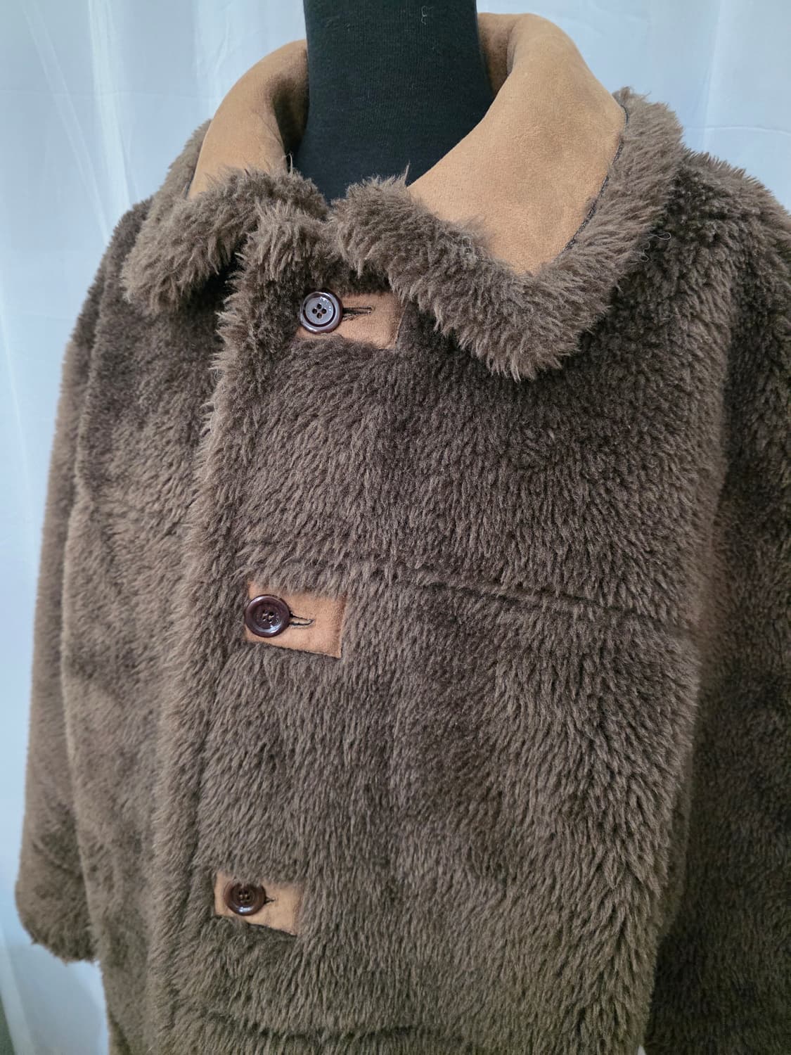 새상품급) 그로브 리버시블 퍼 무스탕.시어링자켓 상품이미지7