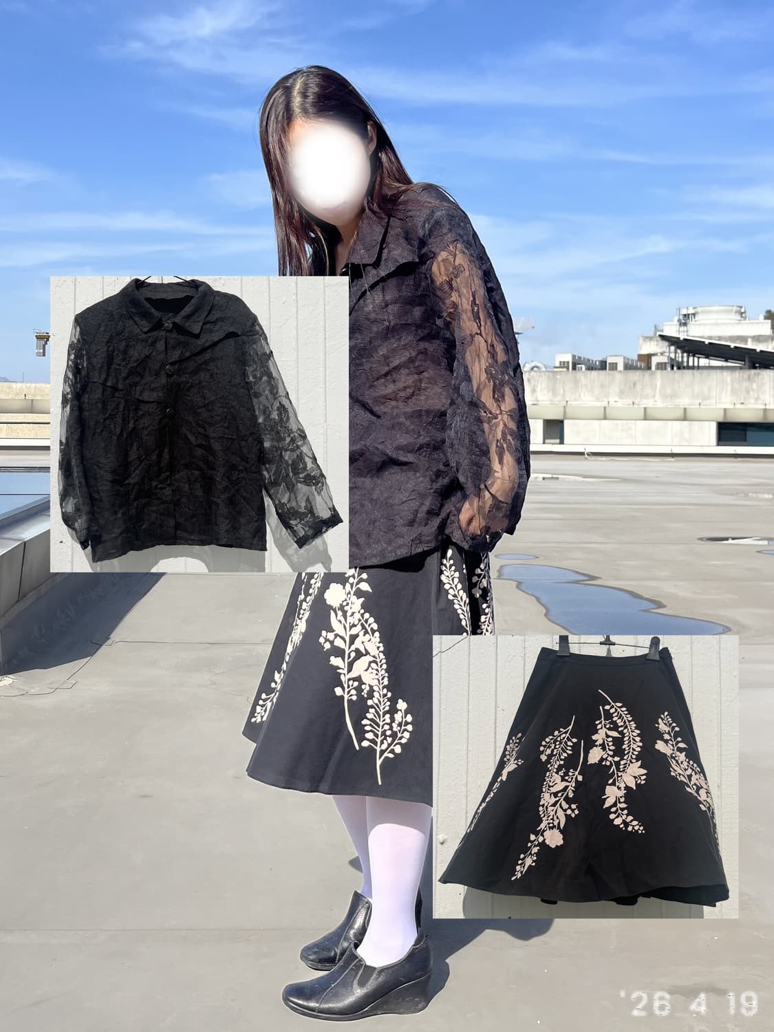 Floral Print Skirt 플로럴 프린트 스커트 상품이미지7