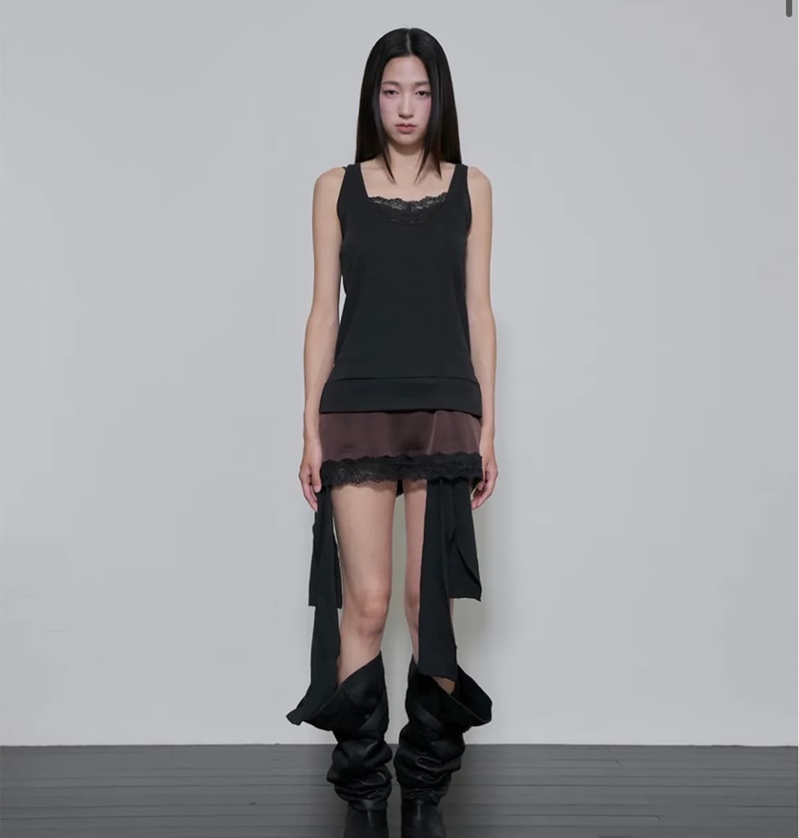 플레어업 2-Layered Lace Dress 레이어드 레이스 드레스 상품이미지1