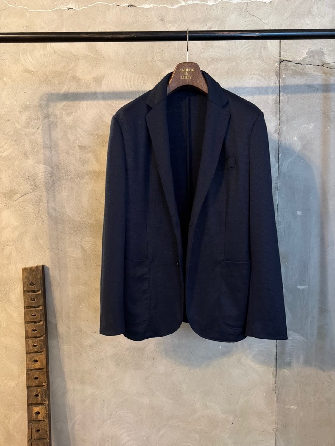 망고 플란넬 저지 패브릭 테일러드 자켓 100 상품이미지1