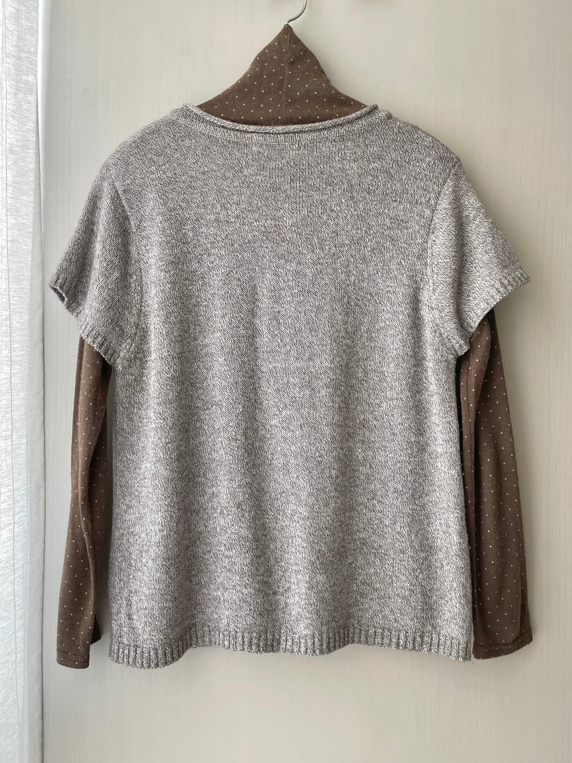 빈티지 모리걸 도트 터틀넥 상의 세트 / 모리걸 히피 상품이미지2