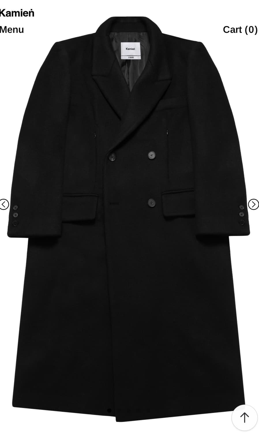 카미엔 마피아 코트 2사이즈 새상품 상품이미지1