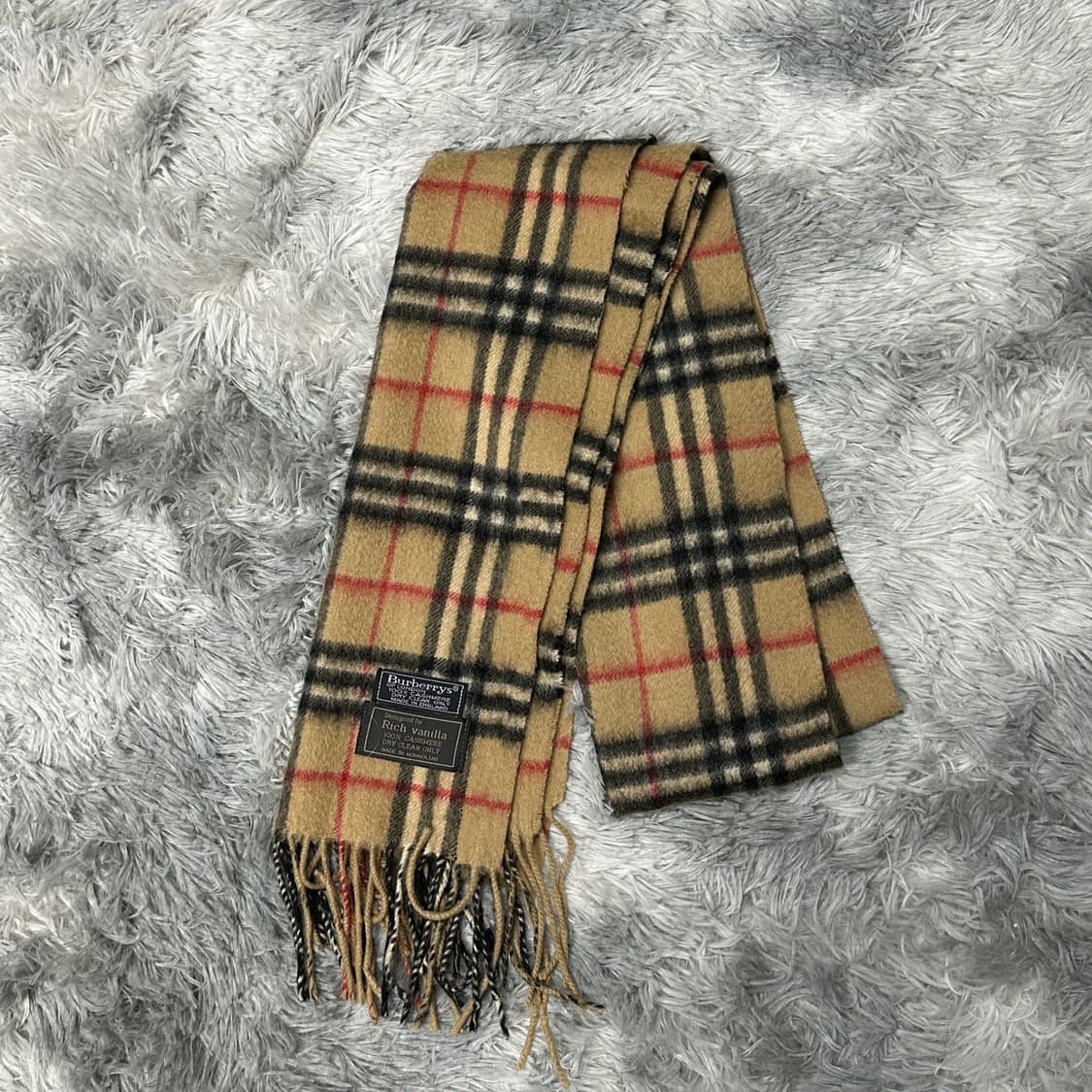 버버리 캐시미어 체크 머플러 상품이미지3