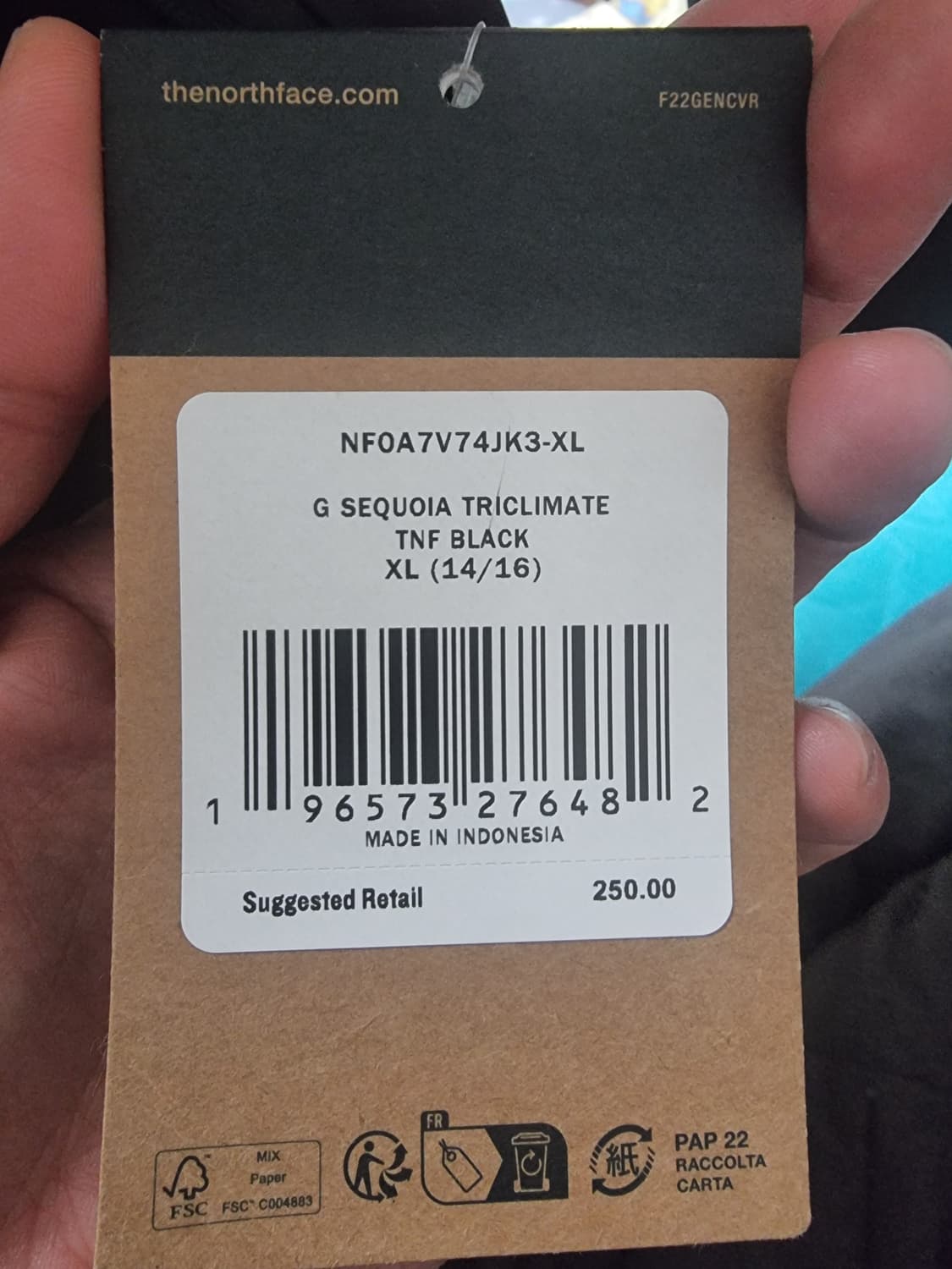 노스페이스 트리클라이메이트 자켓 상품이미지6