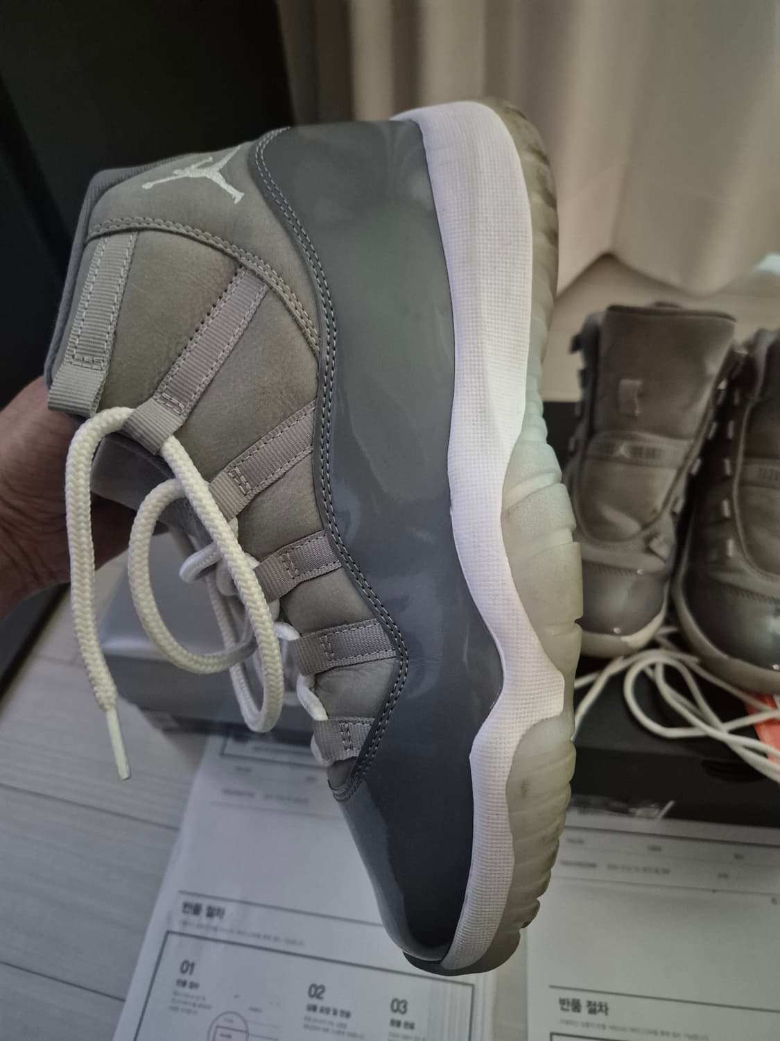 에어조던 11 쿨그레이 265, 215 상품이미지3