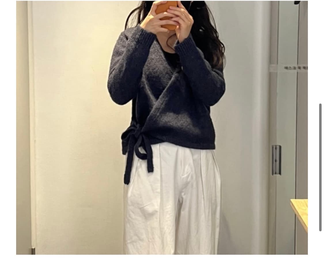 코스 울알파카랩가디건 상품이미지1