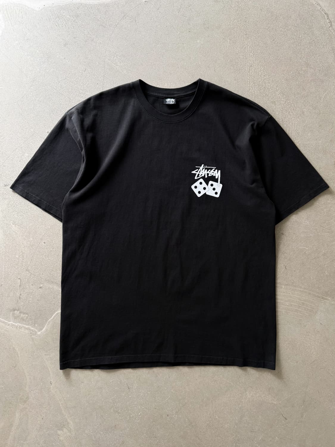Stussy Dice Graphic Black Tee 상품이미지2