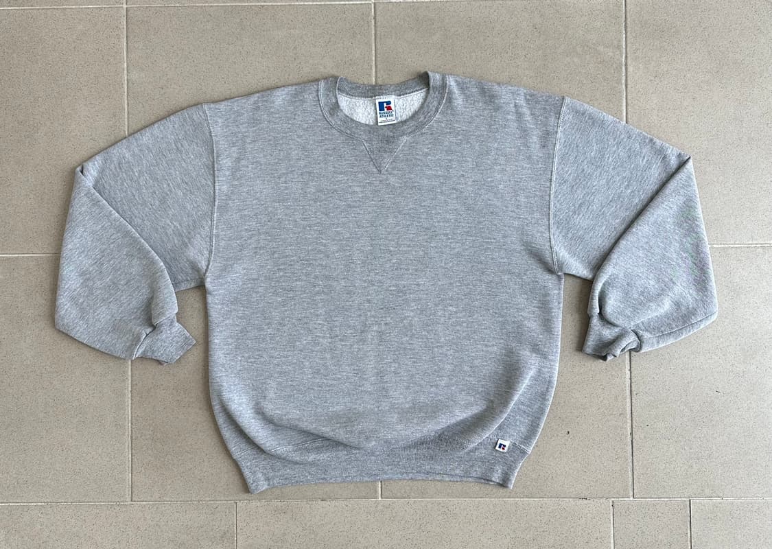 90s 빈티지 러셀 스웻셔츠 그레이 L USA 상품이미지1
