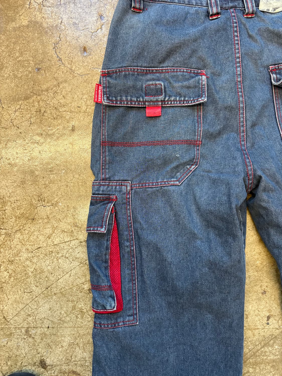 아카데믹스 올드스쿨 와이드 카고 데님 상품이미지8