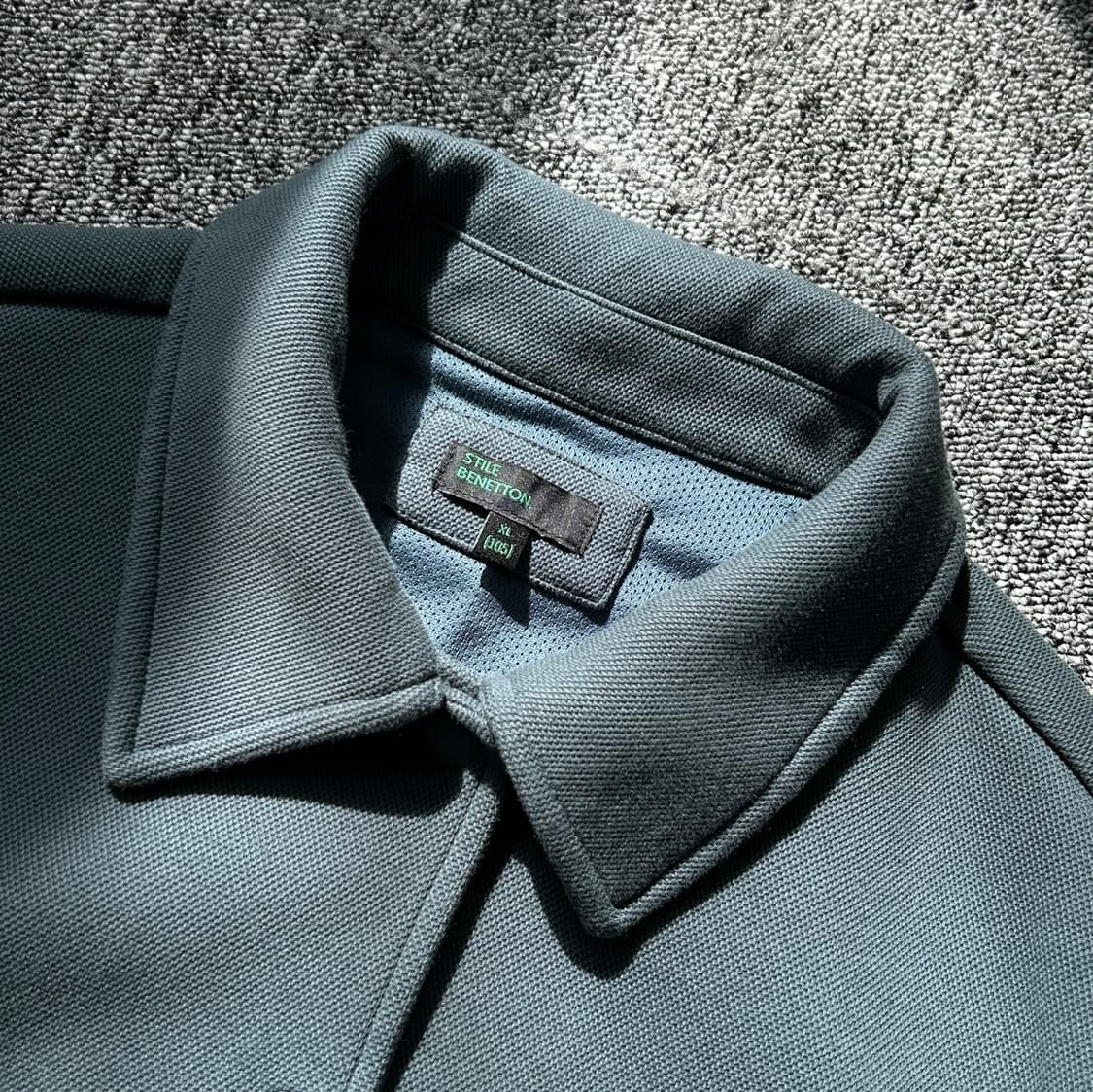 베네통 버튼업 코튼 바시티 자켓 상품이미지7