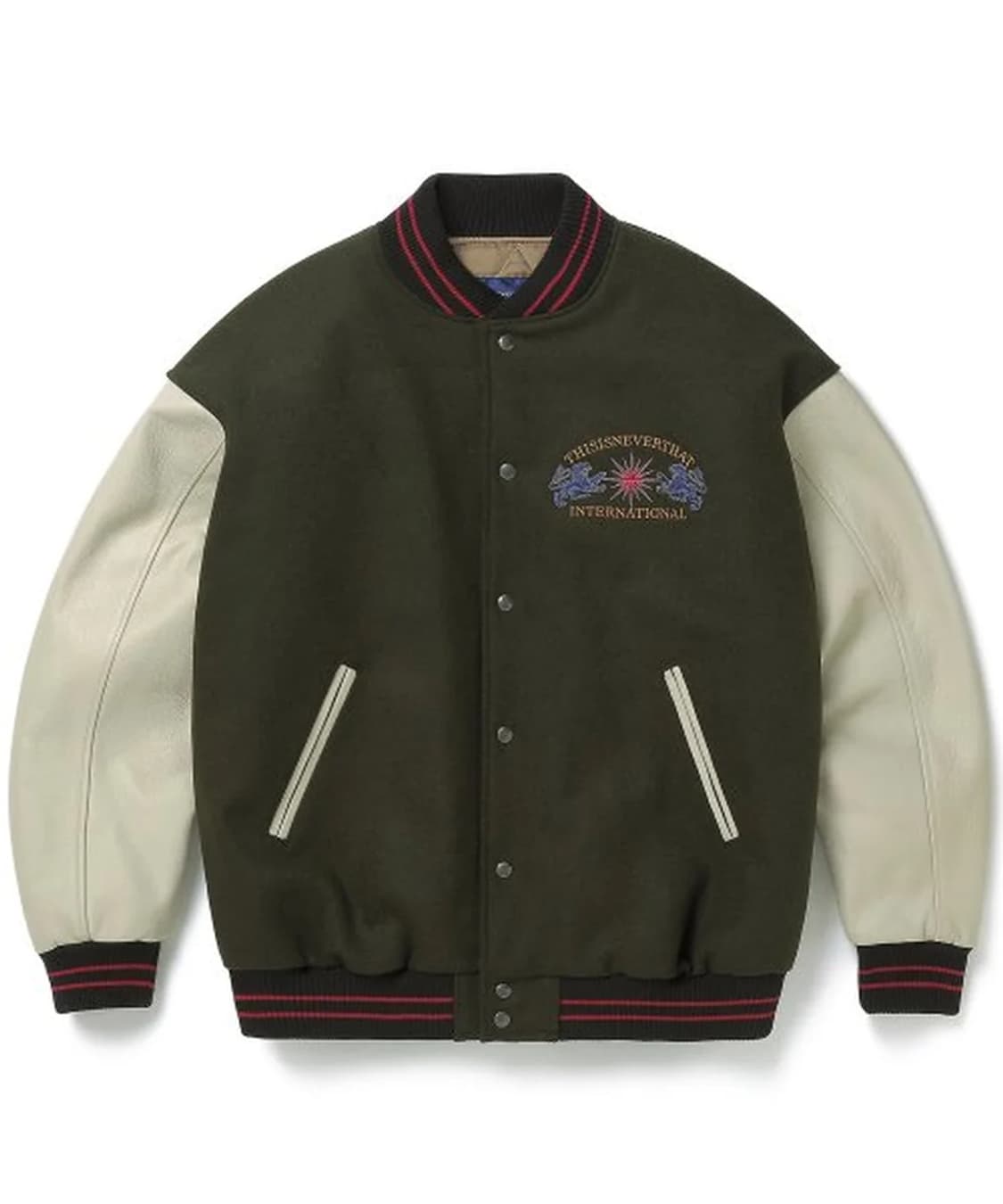 디스이즈네버댓 Lion 바시티 자켓 s  상품이미지2