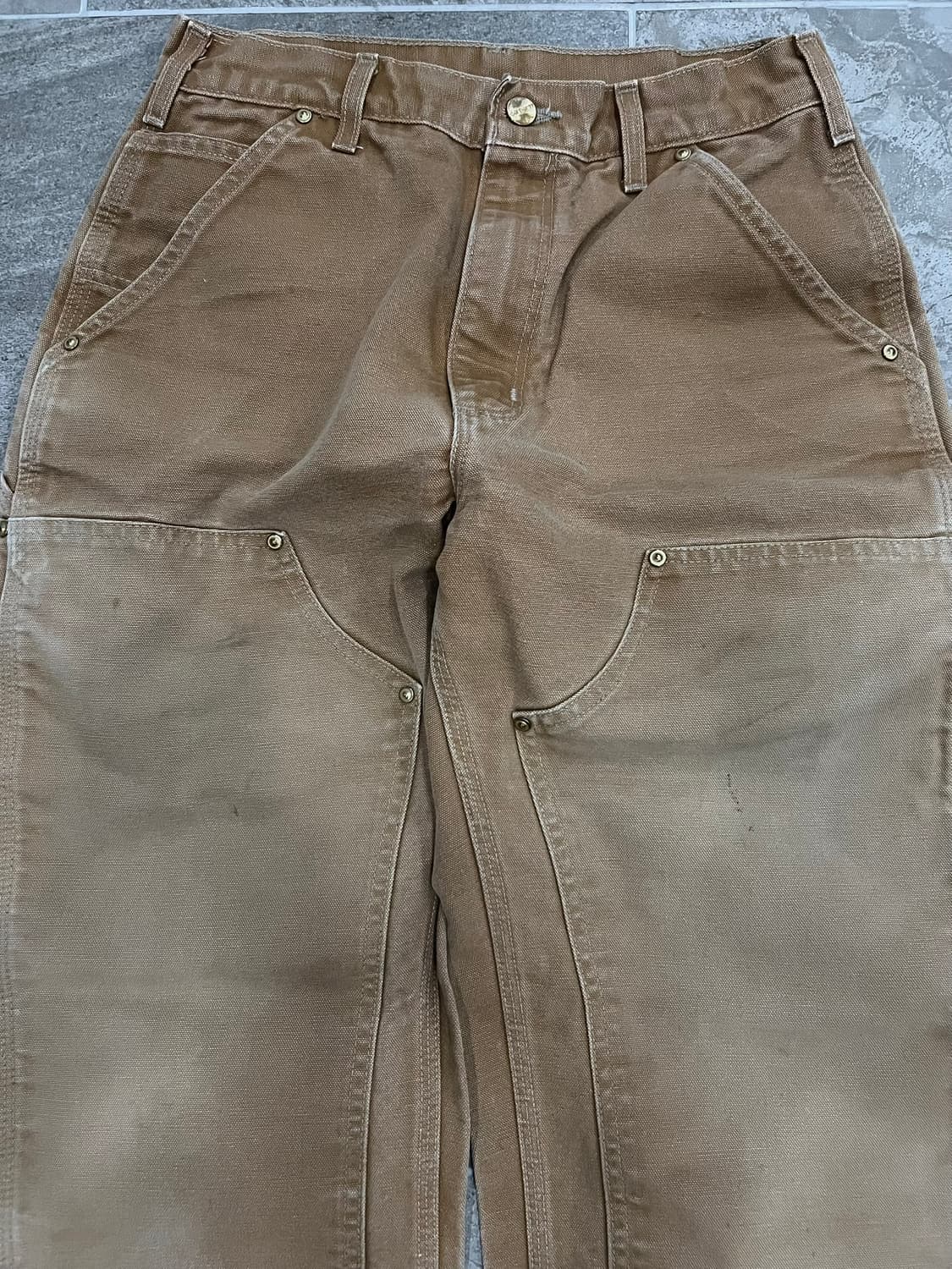 (30X32)칼하트 더블니 워크팬츠 B01BRN 칼하트브라운 새상품 상품이미지7