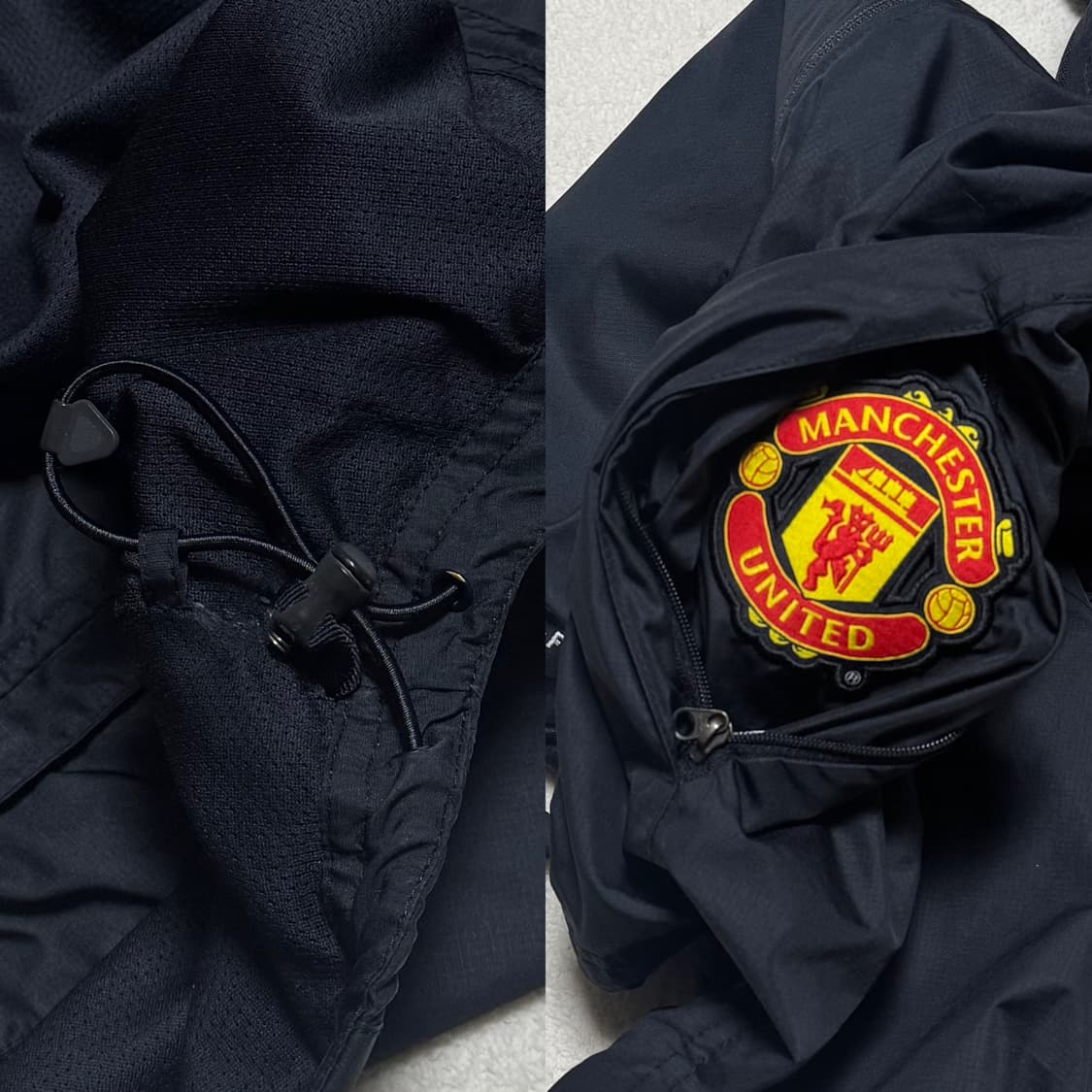 나이키 맨유 블랙 후드 투웨이 윈드러너 상품이미지10