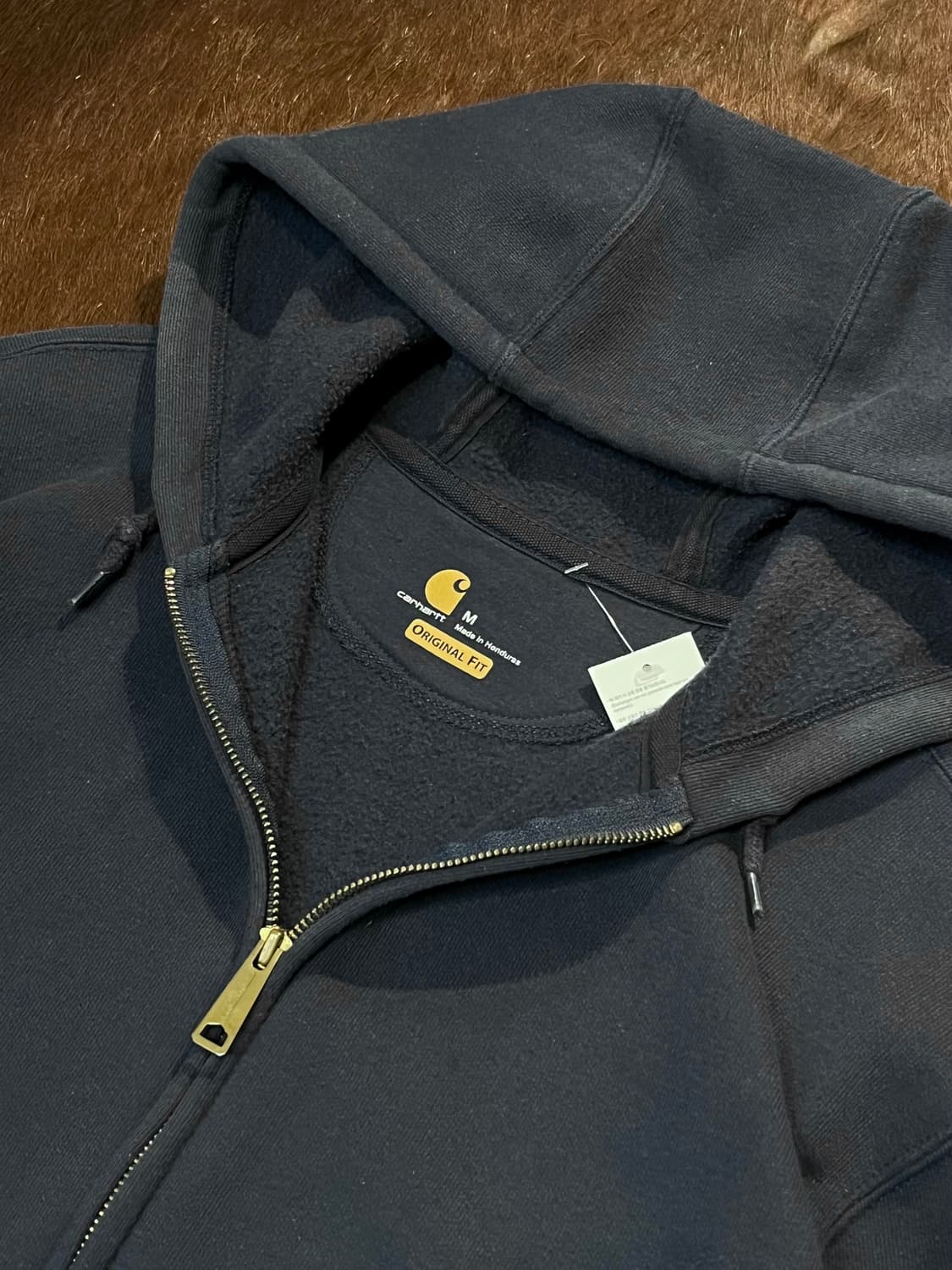 칼하트 네이비 후드집업 상품이미지5