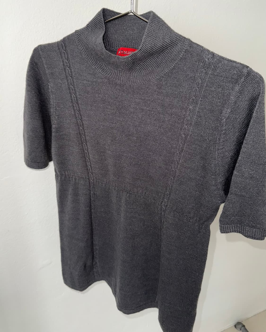 빈티지 반팔 니트 상품이미지2