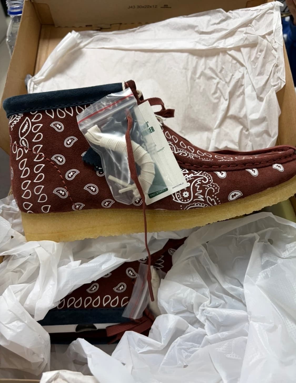 클락스 왈라비 브릭 페이즐리 265  상품이미지1