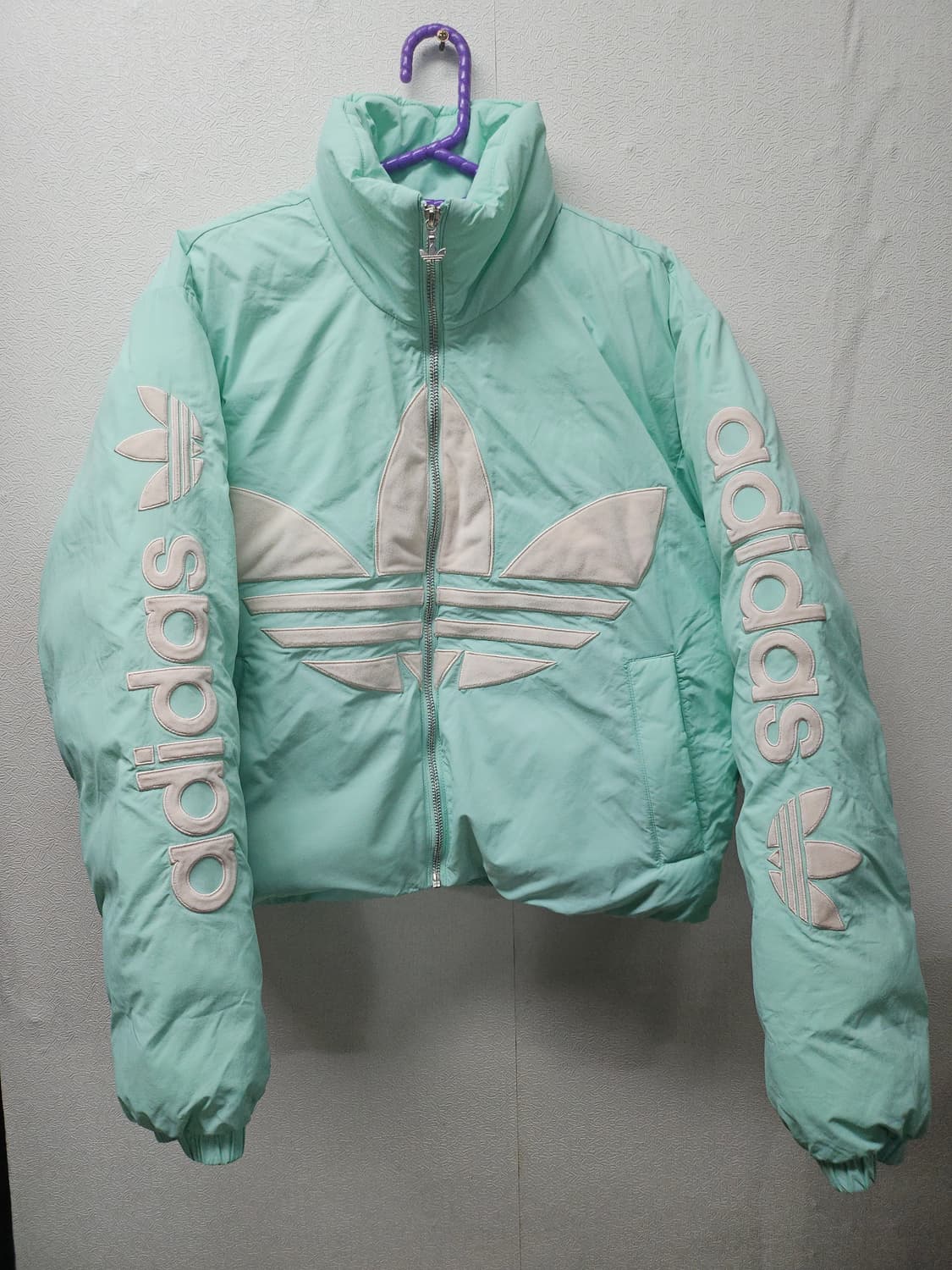 아디다스 민트 아디컬러 빅 로고 재킷 XS 상품이미지1