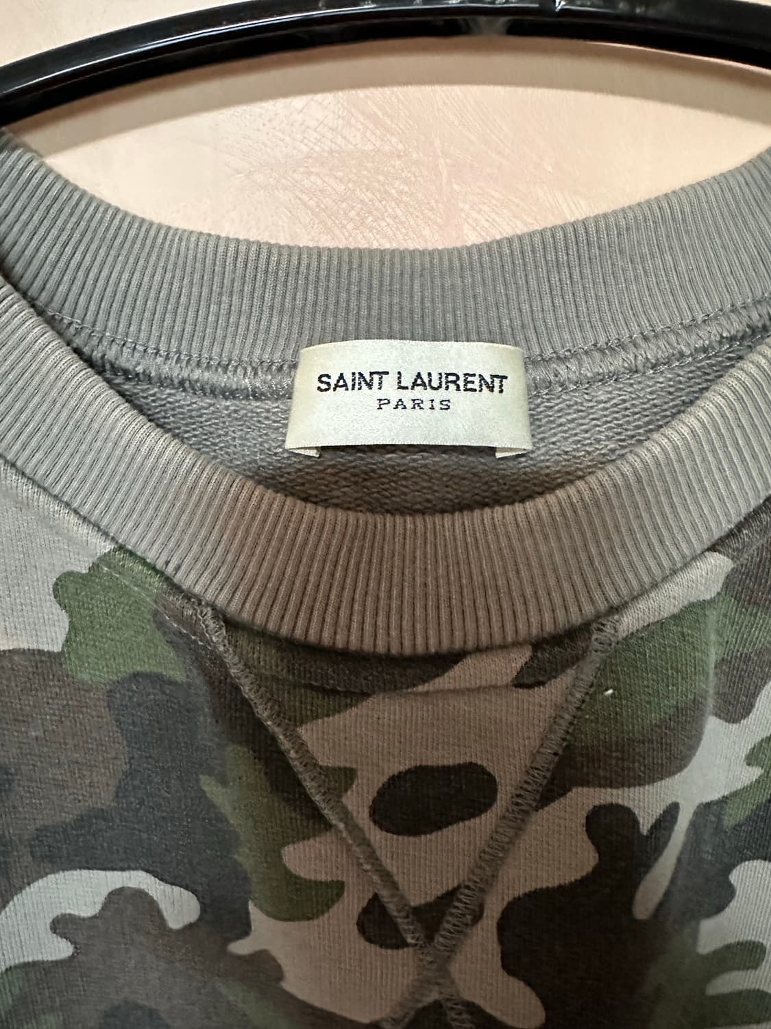 M) 백화점판/한글택 - 생로랑 카모 맨투맨 상품이미지3