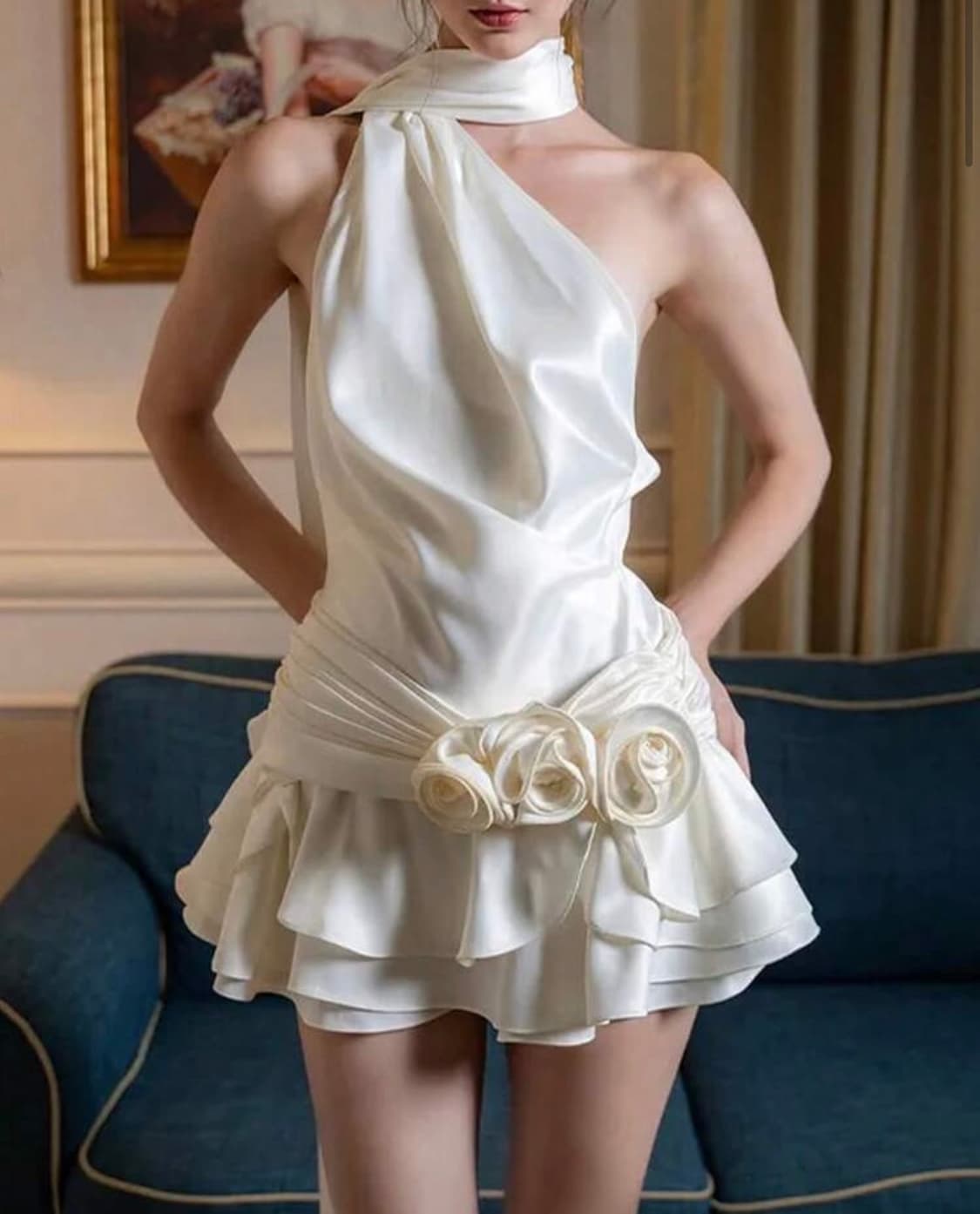 쉬인 백리스 바디콘 미니드레스 상품이미지1