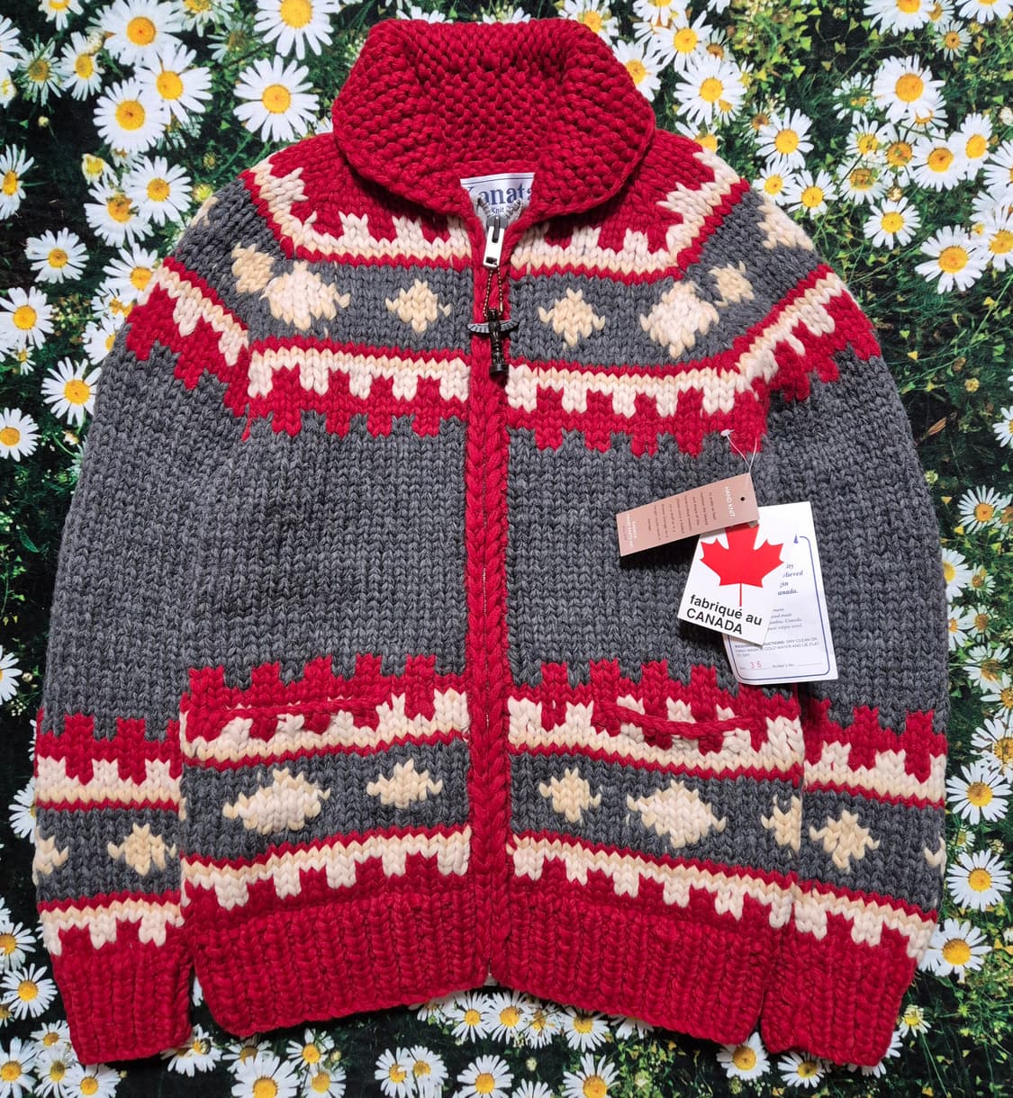 KANATA 카나타 캐나다 코위찬 36사이즈 새상품 상품이미지1