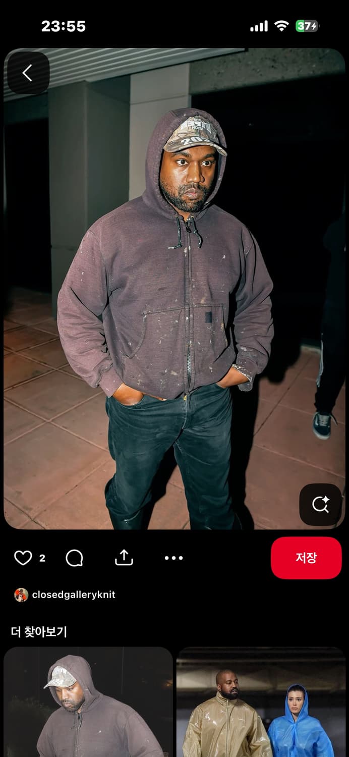 칼하트 후드집업 j149 칸예 상품이미지1