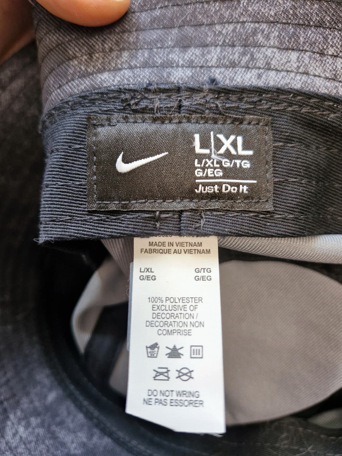 나이키 푸츄라 타이다이 워싱 버킷햇 블랙 XL 상품이미지2