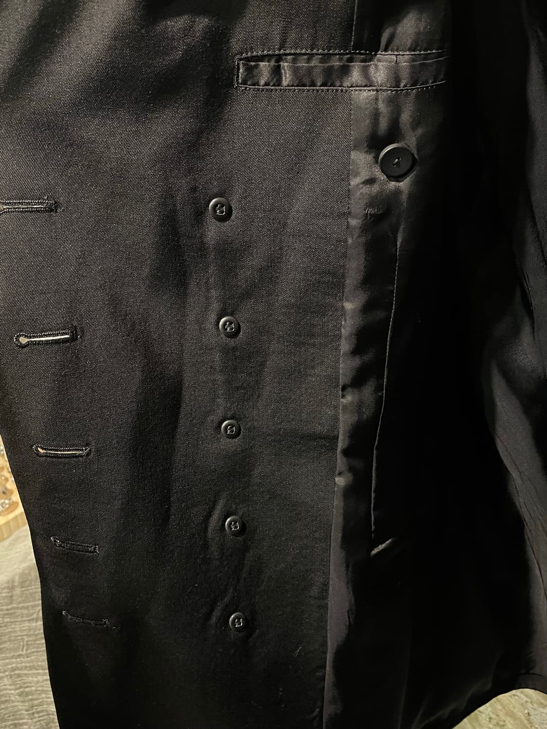 Yohji yamamoto Twill belted pick jacket 상품이미지7