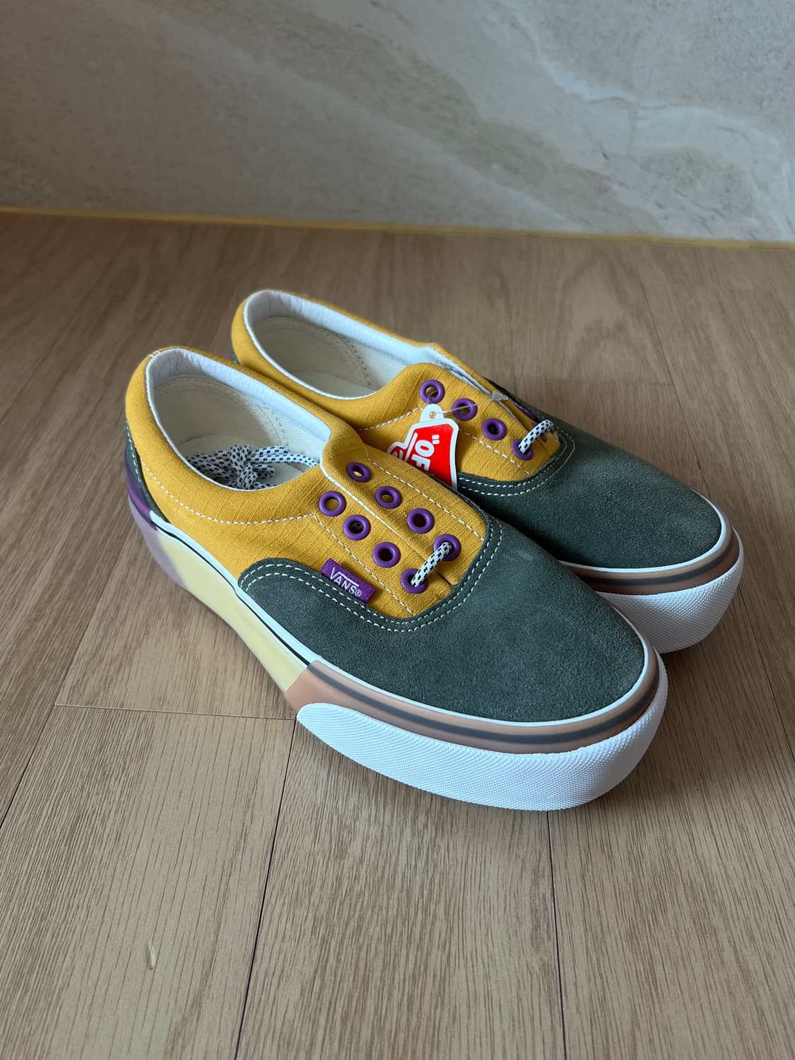 [220mm] [새제품] 키가 쑥! 배색이 너무 예쁜 반스 에라 스택드 상품이미지1