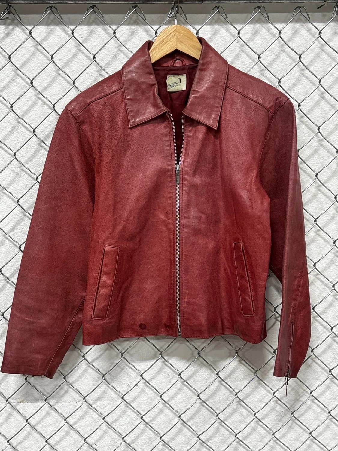 올드 갭 레더 집업 자켓 상품이미지1