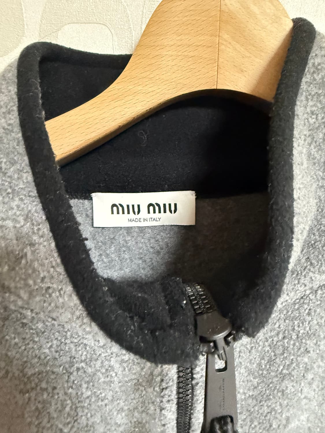 미우미우 miumiu 플리스 집업 후리스 fleece M사이즈 상품이미지5