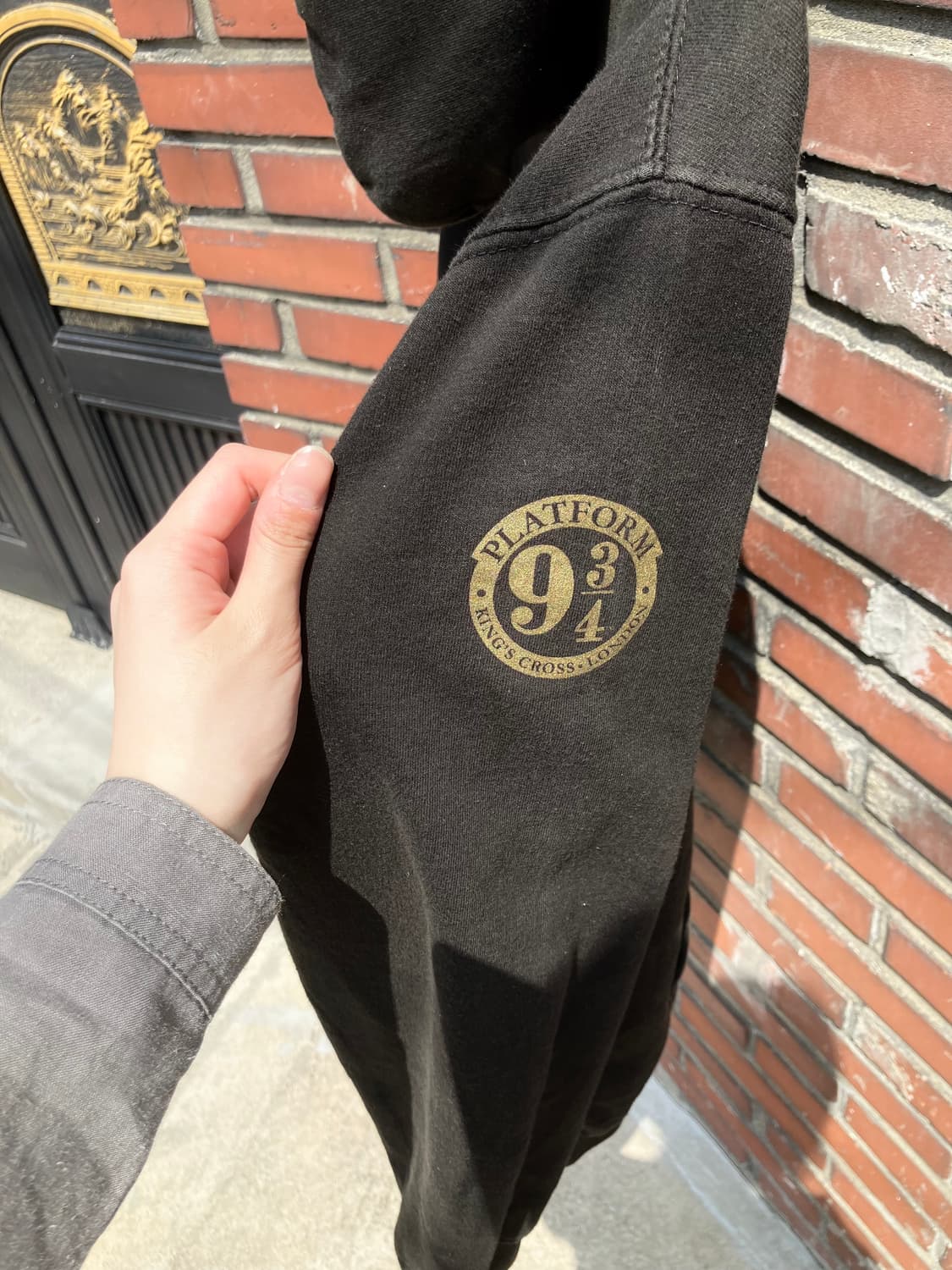 00s Harry Potter 심볼 그래픽 후드티 상품이미지3