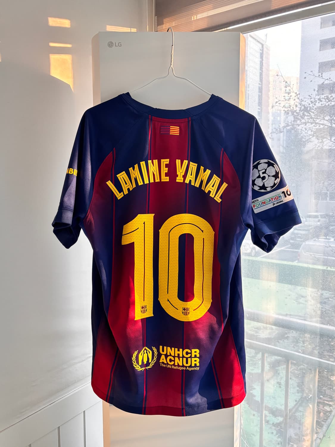 Fc 바르셀로나 25-26 홈 져지 챔스패치 라민 야말 상품이미지1