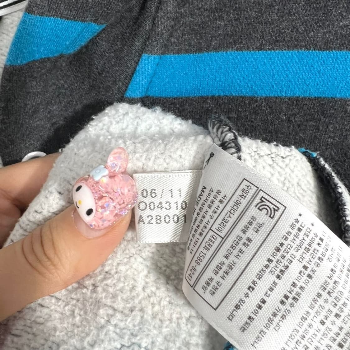 아디다스 스트라이프 오버사이즈 후드집업  상품이미지8