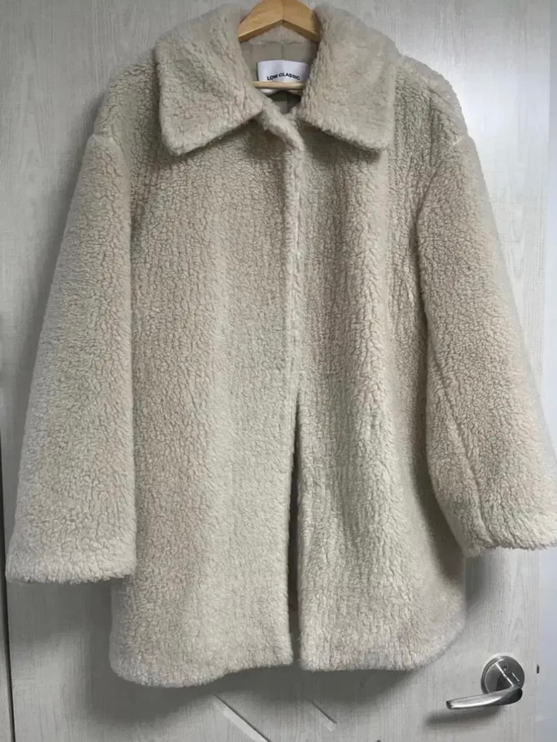 로우클래식 퍼 시어링 코트 자켓 상품이미지1