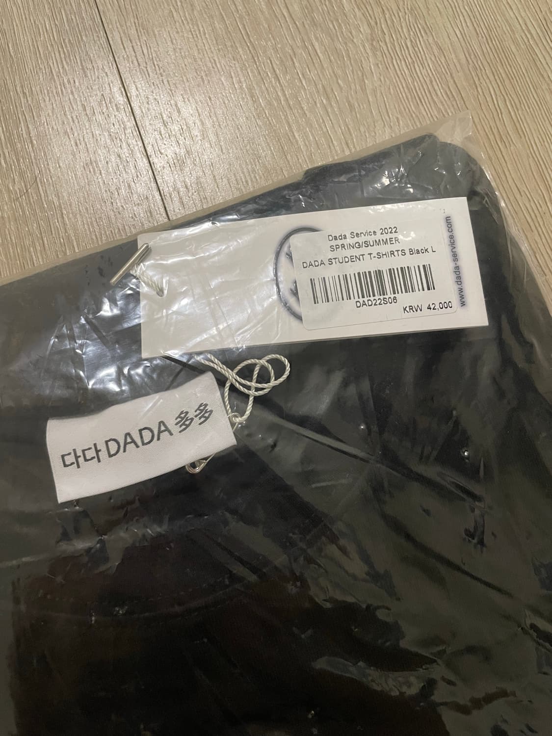 DADA STUDENT T-SHIRTS Black L 다다 반팔티 상품이미지2