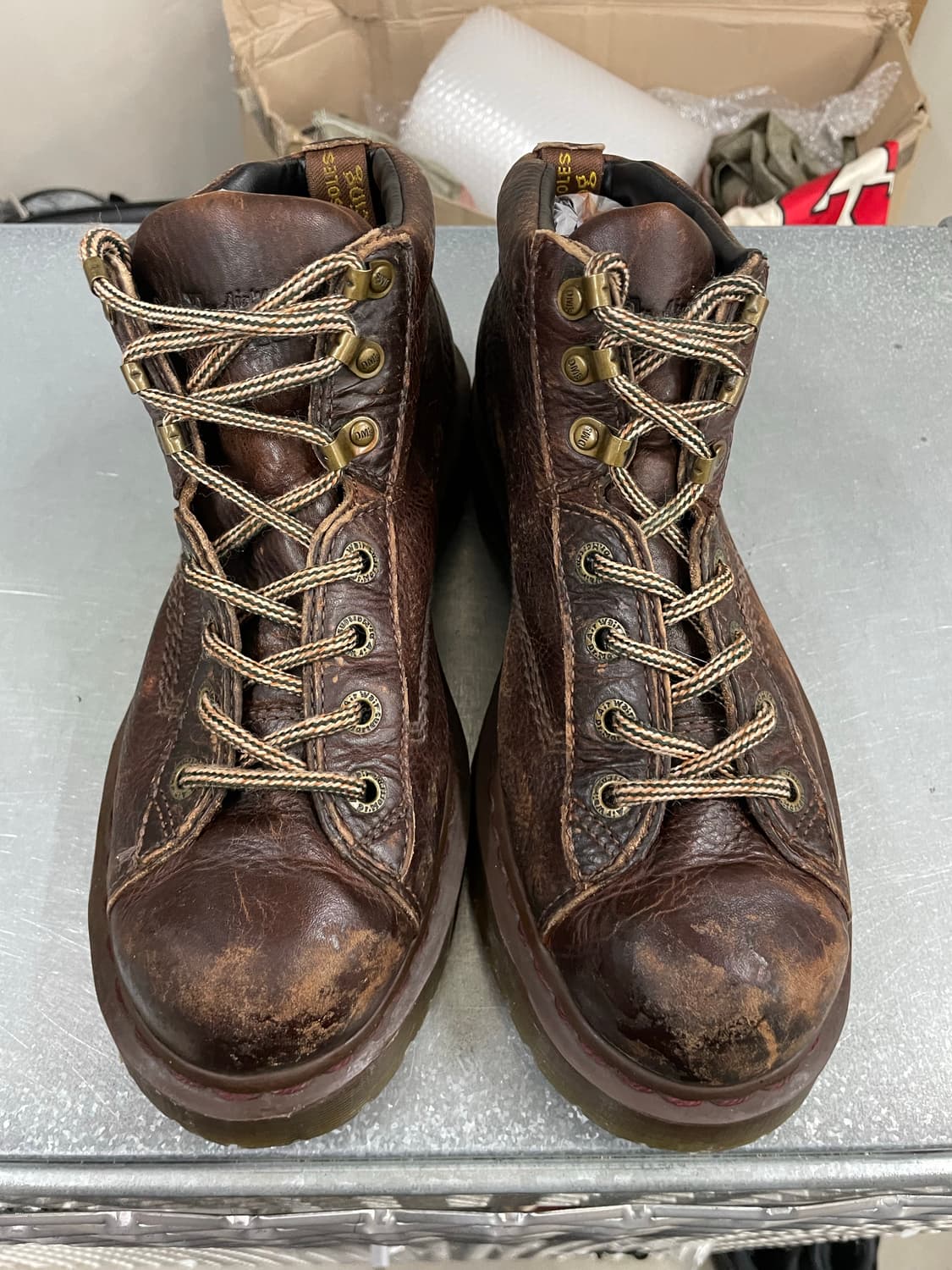 닥터마틴 8287 레더 부츠 브라운 uk10 (gr-4147) 상품이미지5