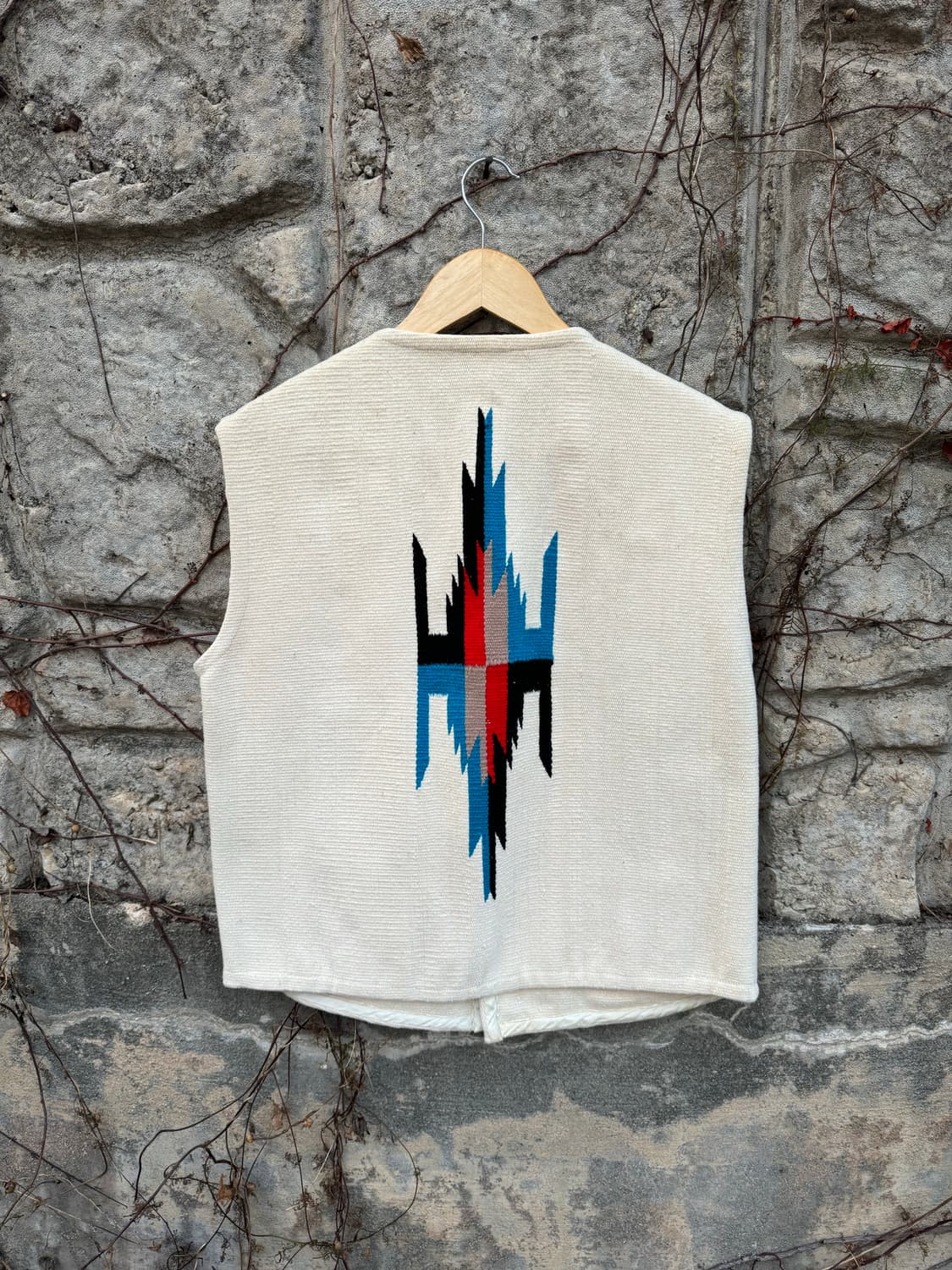 40s ~ 50s 빈티지 오르테가 치마요 베스트 나바호 웨스턴 빅사이즈 상품이미지2