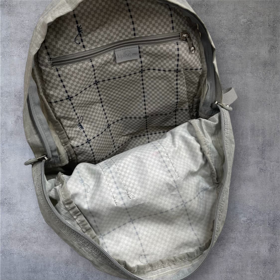 키플링 Kipling 라이트그레이 백팩 상품이미지8