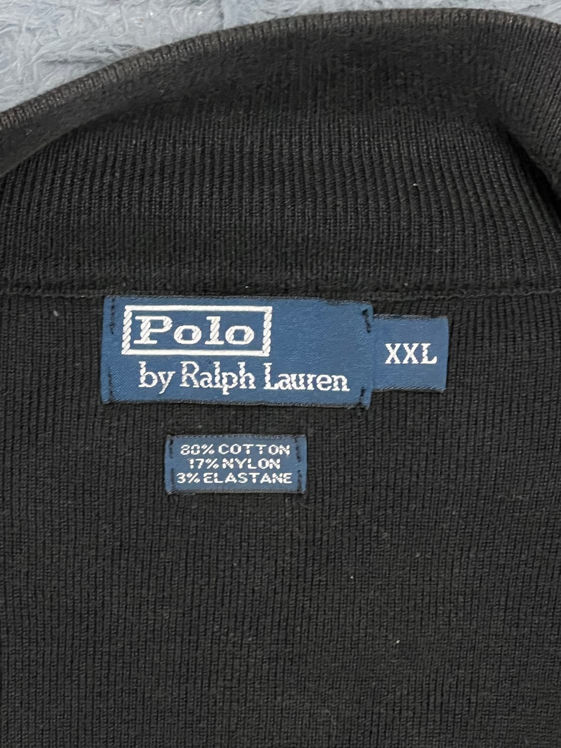 폴로랄프로렌 블랙 니트 집업 XXL 상품이미지5