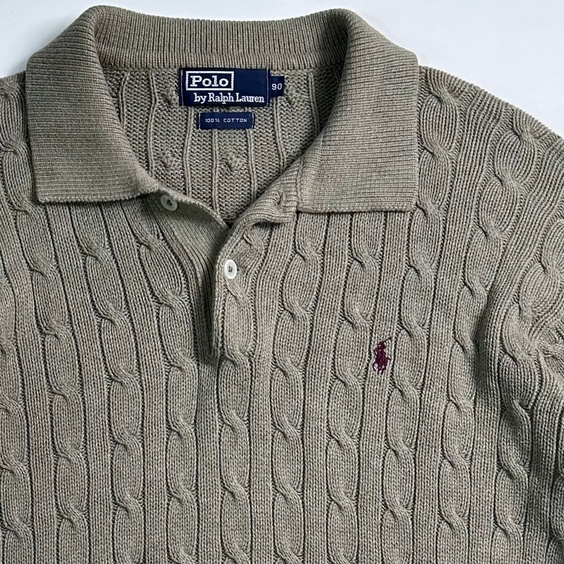 폴로 랄프로렌 케이블 카라 니트   상품이미지4