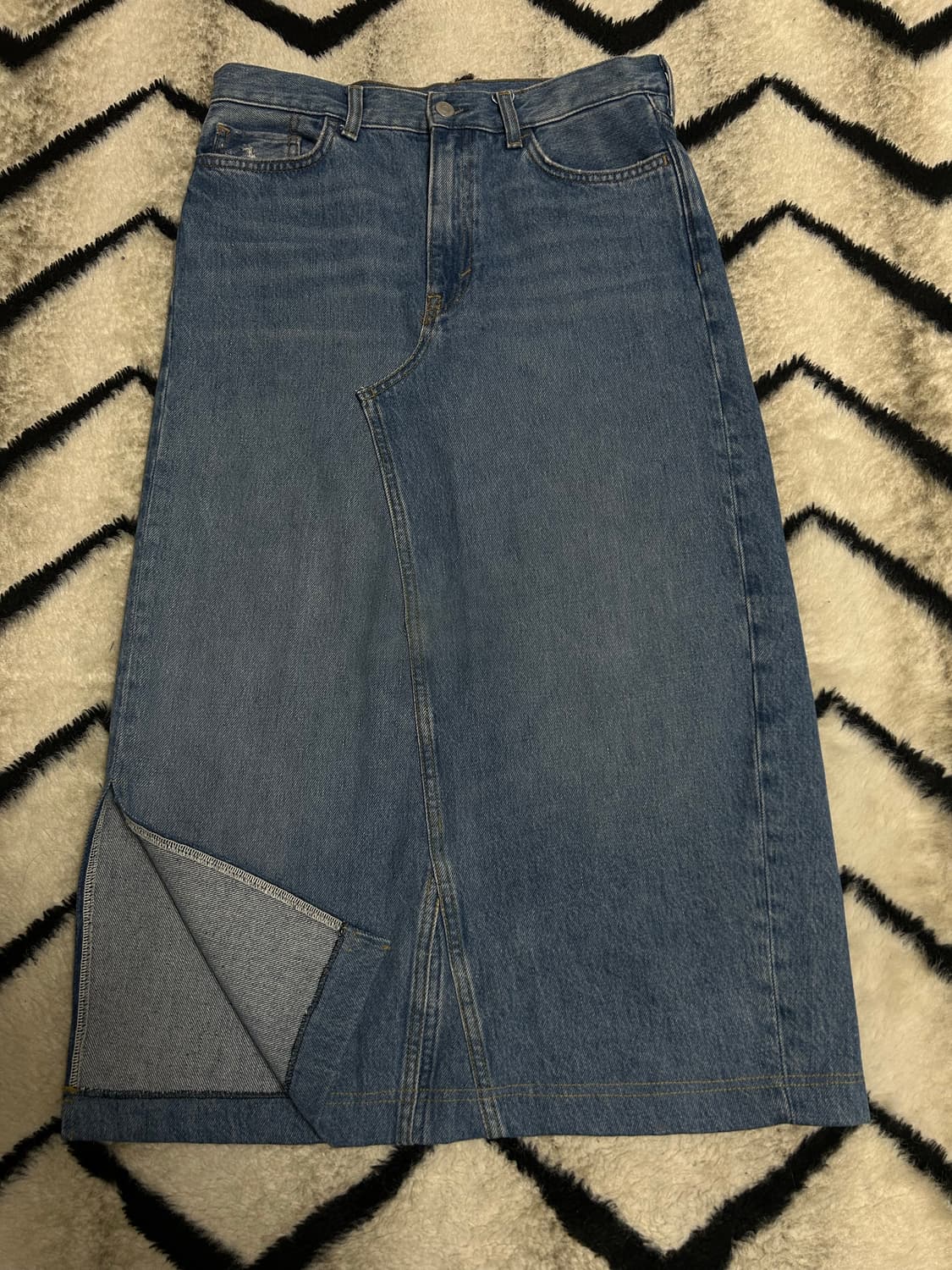 [27]COS 데님 트임 롱스커트/약스판 상품이미지3