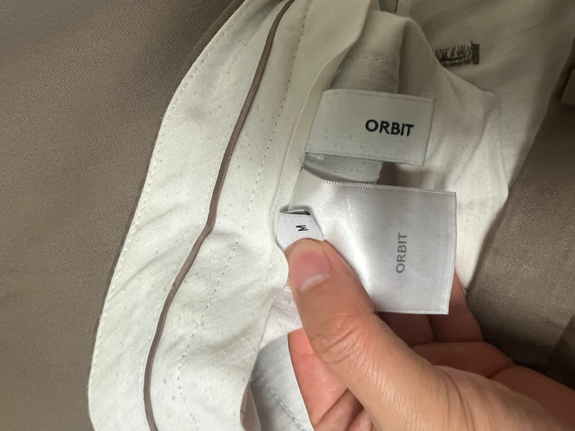 오르빗/247 벨트팬츠 카키베이지/M 상품이미지3