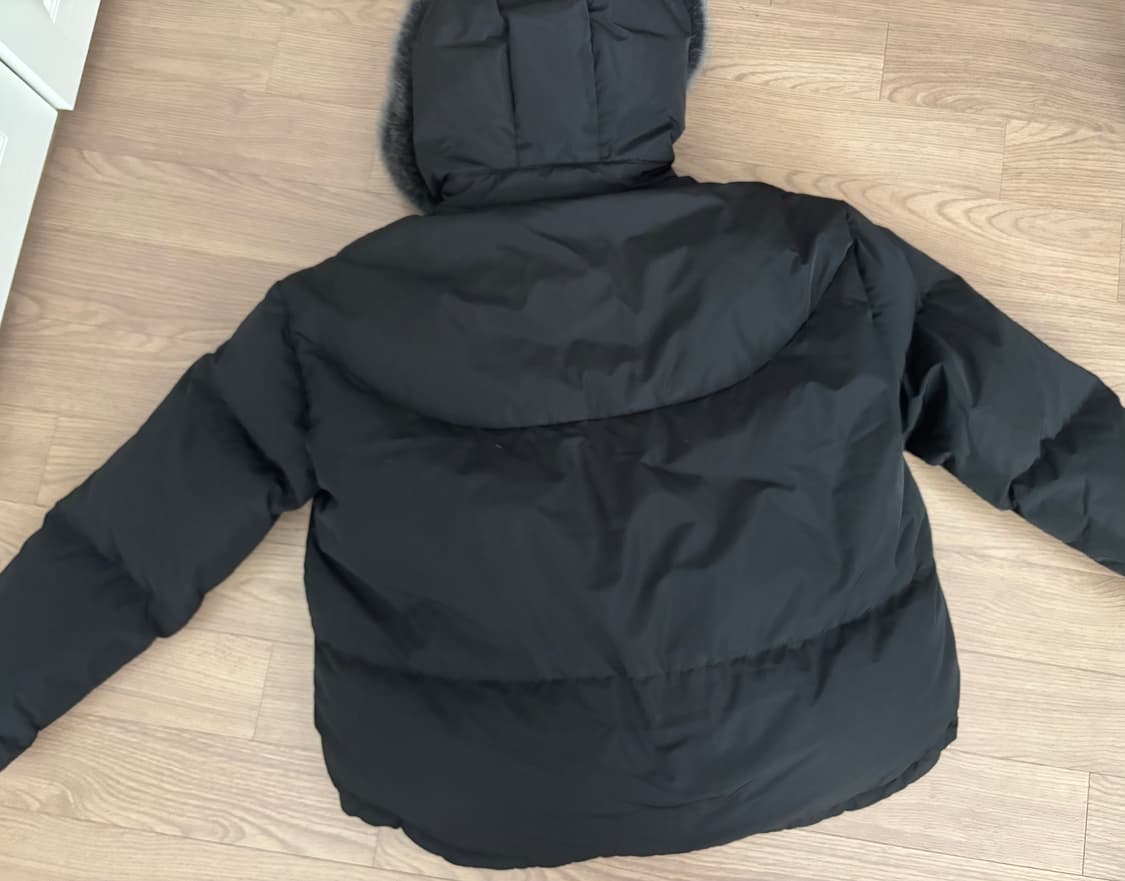 상태최상 지컷 풍성한 사가폭스퍼 구스다운패딩 여 55,66 상품이미지4