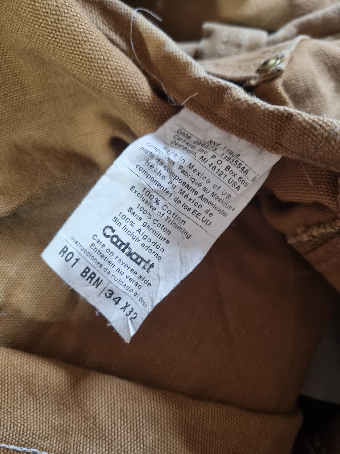 칼하트 오버롤34-32 상품이미지10