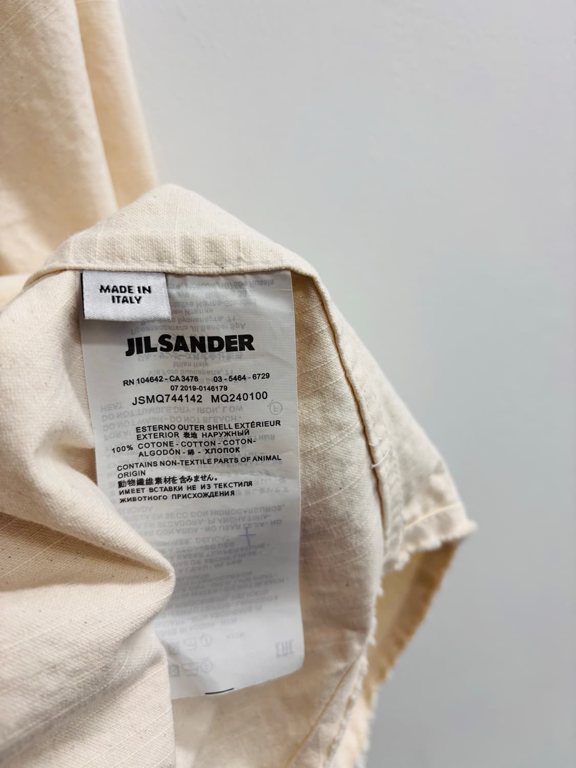 JIlSANDER 질샌더 백로고 반팔 셔츠 상품이미지8