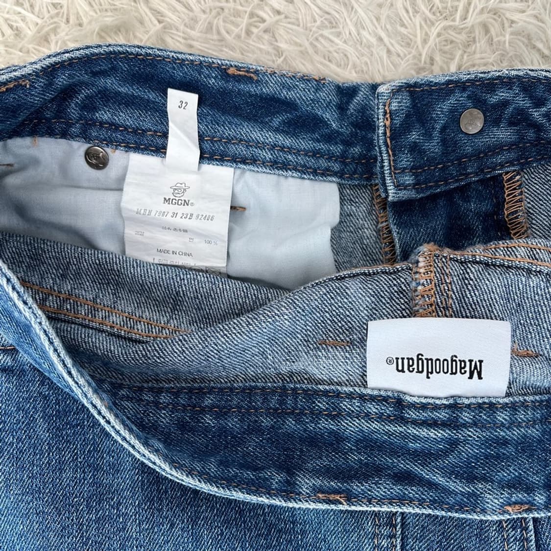 빈티지 카펜터 하프 데님 팬츠/#3638 상품이미지4