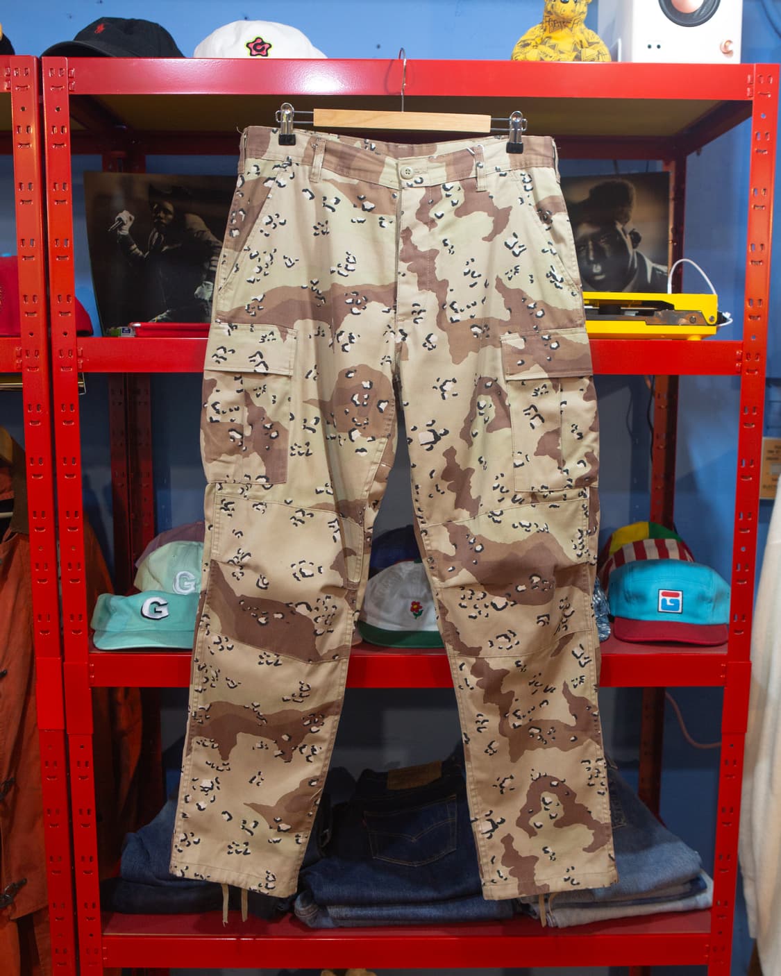 90s 초콜렛 칩 데저트 카모 BDU 팬츠 상품이미지1