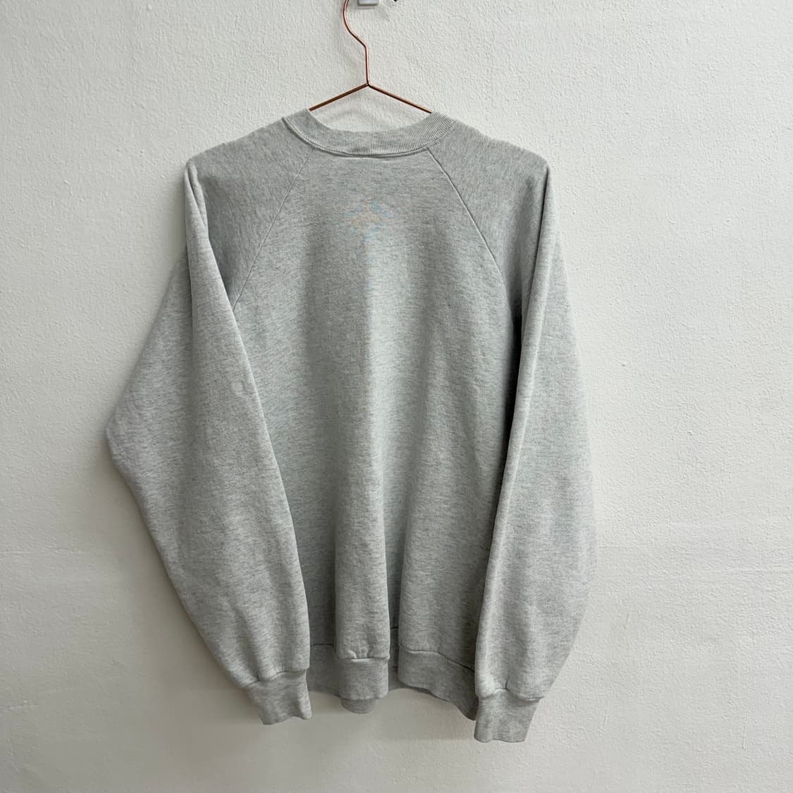 USA Fruit of the Loom 프린팅 맨투맨 회색 XL 상품이미지3