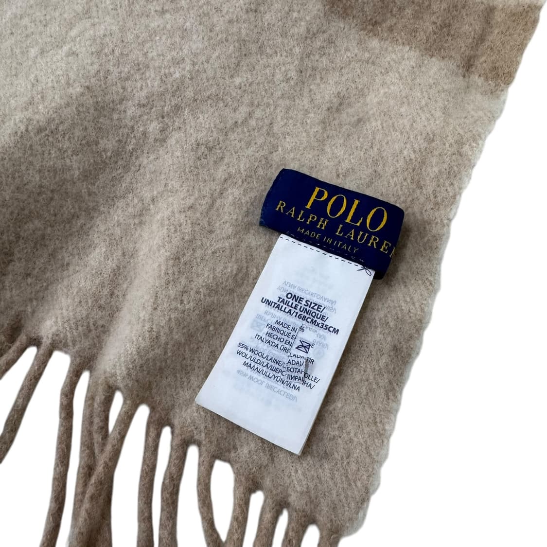 신형 폴로 랄프로렌 오트밀 머플러 상품이미지3